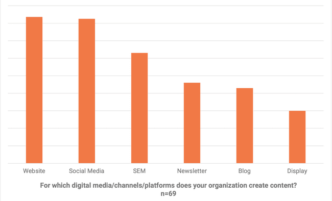 Survey Content-Production. Content-Type