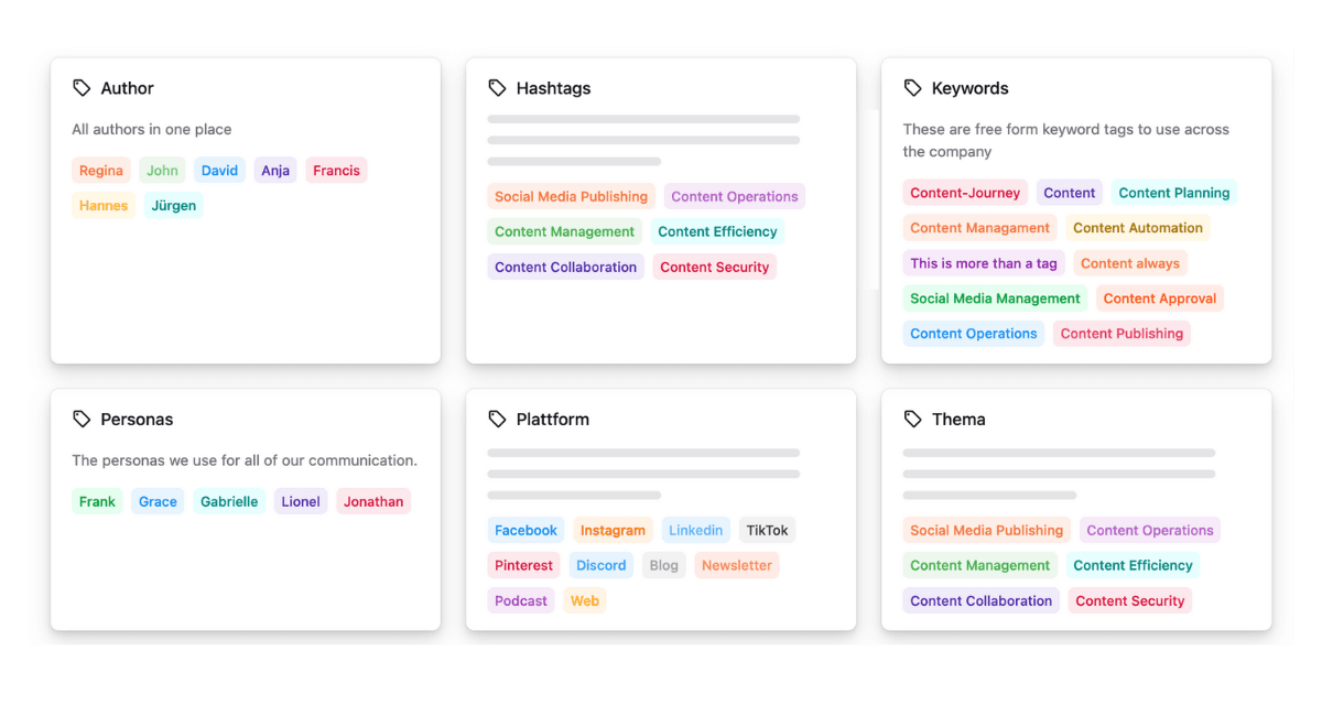 Das ContentPaul Tagging-System